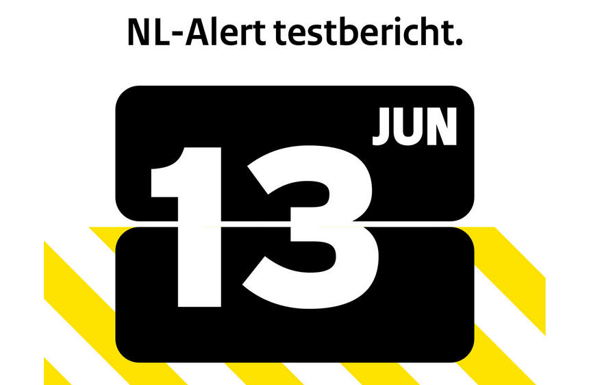 NL-Alert testbericht op maandag 13 juni 2022