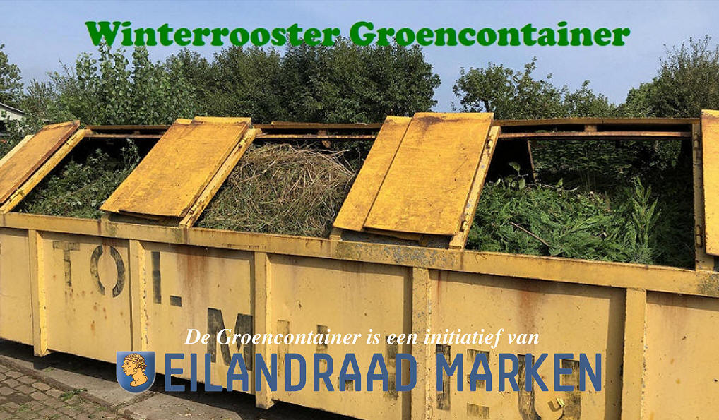 Winterrooster Groencontainer 2022-2023