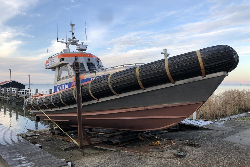 KNRM reddingboot 'Frans Verkade' op de helling