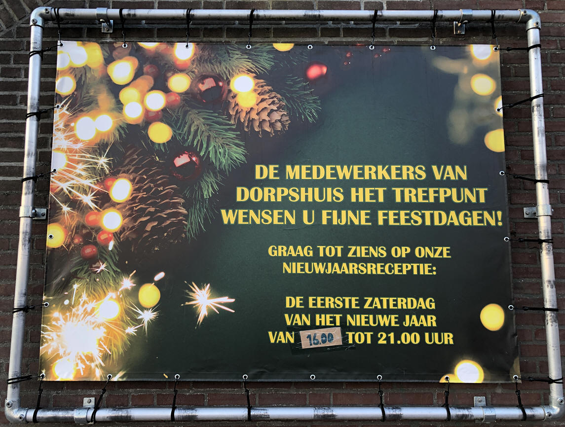 Medewerkers dorpshuis Het Trefpunt wensen u fijne feestdagen!