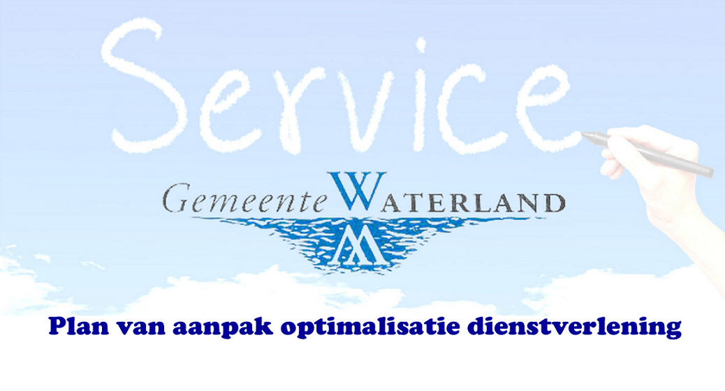 Gemeente Waterland maakt plan van aanpak optimalisatie dienstverlening