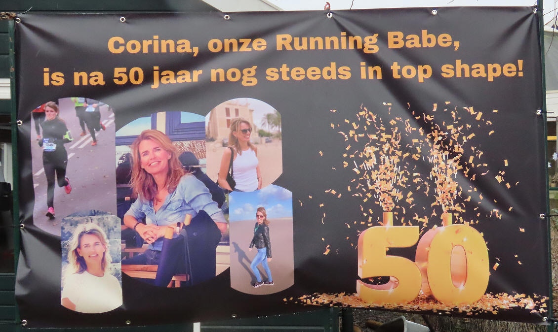 Corina, onze Running Babe, is na 50 jaar nog steeds in top shape!