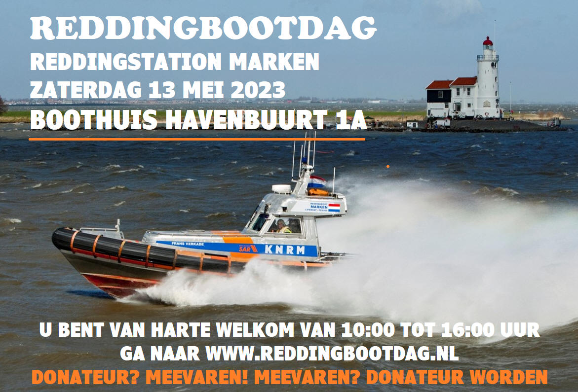 Zaterdag 13 mei: Reddingbootdag 2023