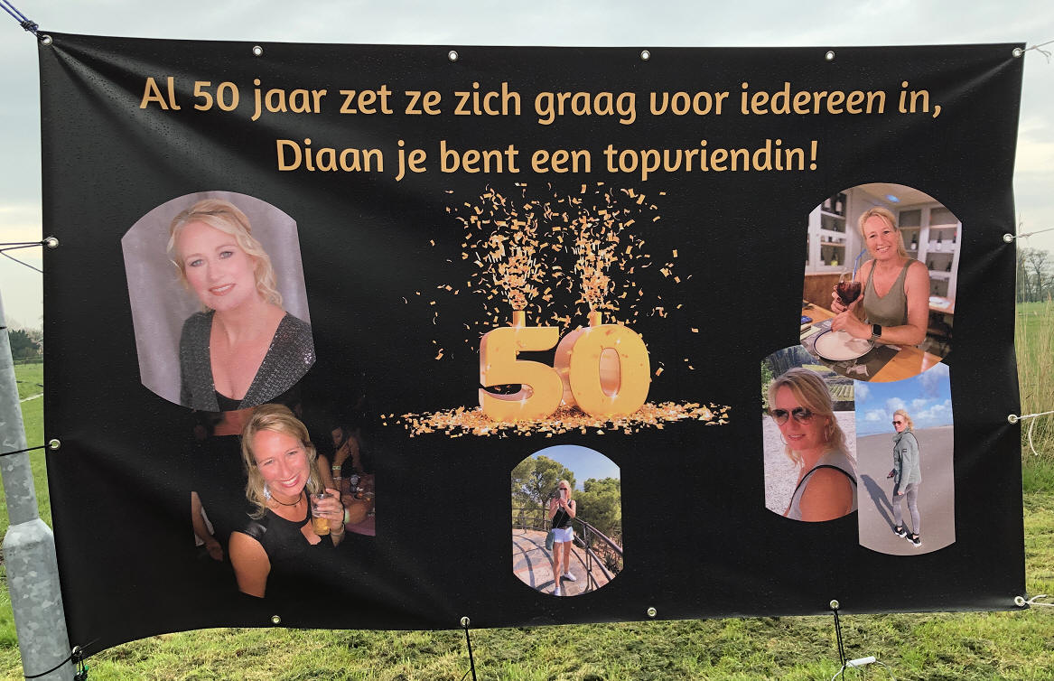 Al 50 jaar zet ze zich graag voor iedereen in, Diaan je bent een topvriendin!