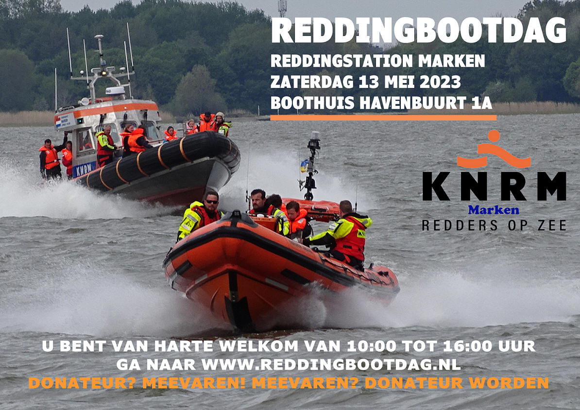 Zaterdag 13 mei: Reddingbootdag 2023