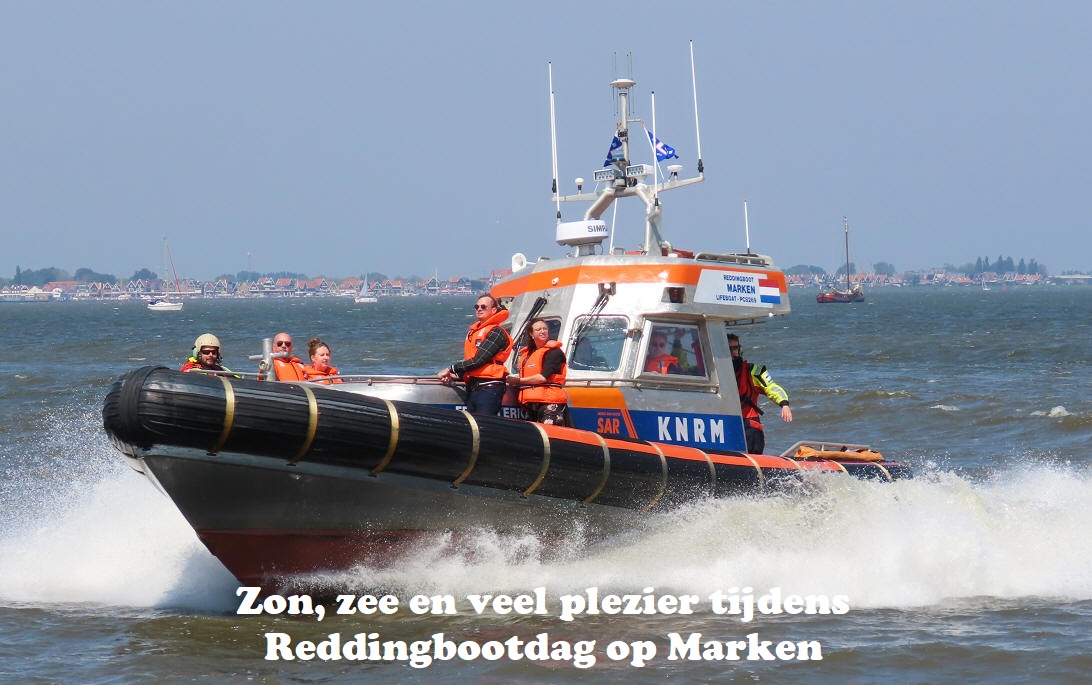 Zon, zee en veel plezier tijdens Reddingbootdag op Marken