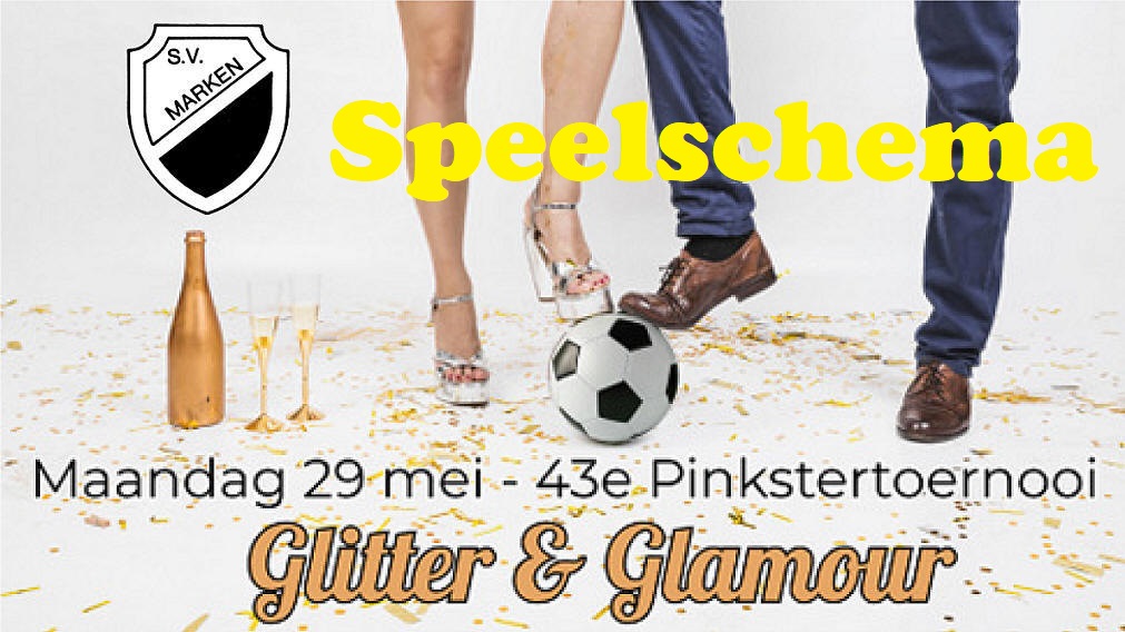 Speelschema 43e Pinkstertoernooi op maandag 29 mei