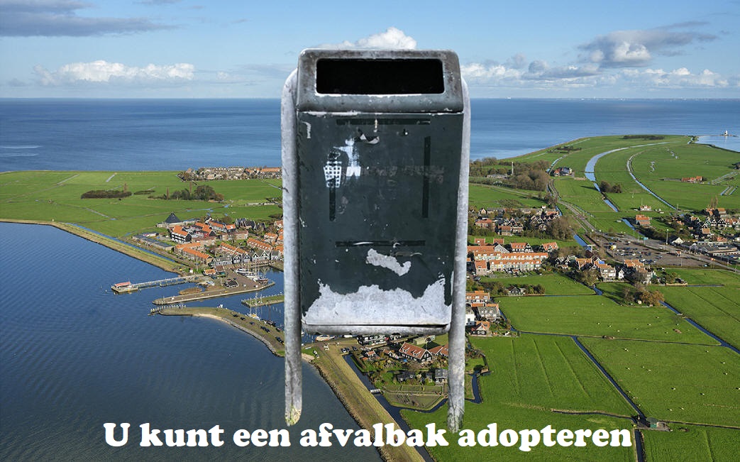 U kunt een afvalbak adopteren