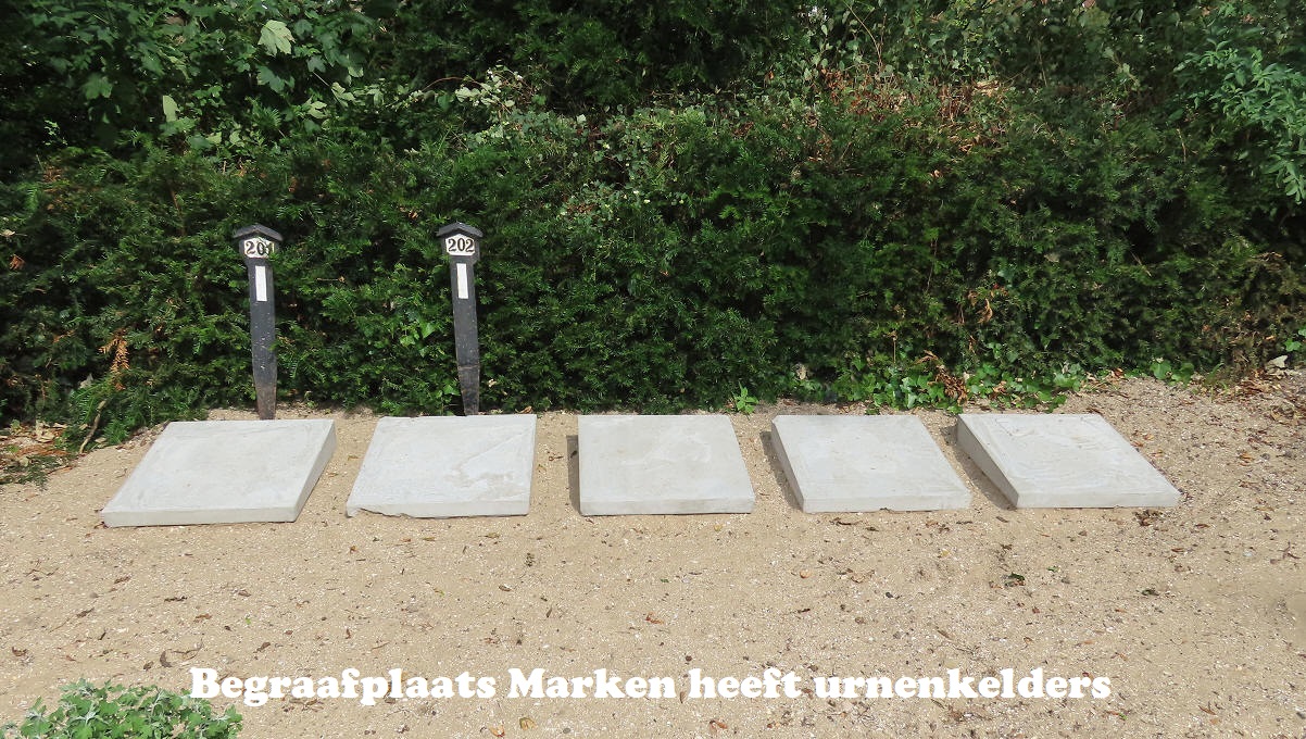 Begraafplaats Marken heeft urnenkelders