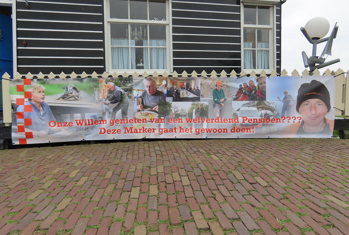 Laatst geboren echte eilandbewoner van Marken met pensioen