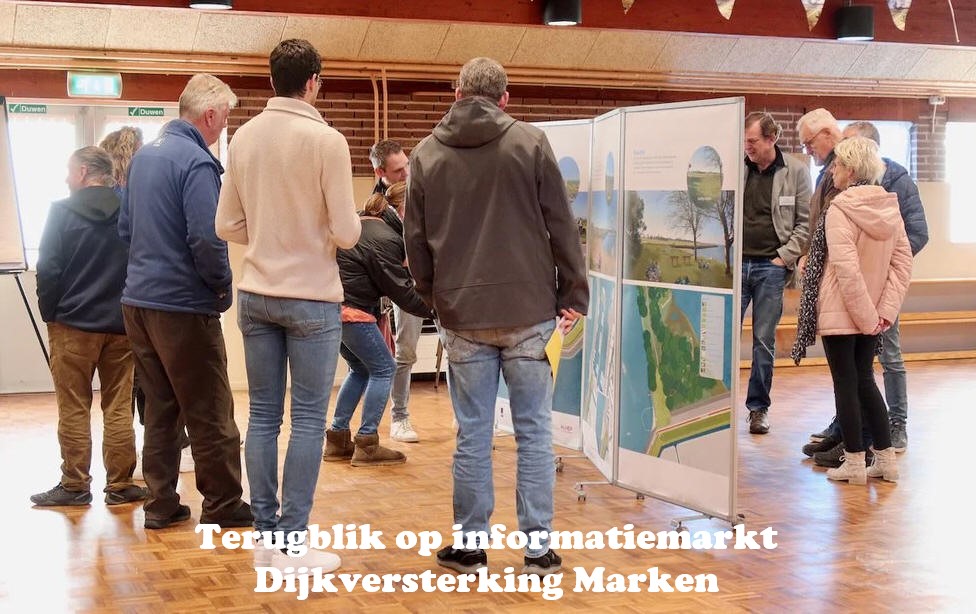 Terugblik op informatiemarkt Dijkversterking Marken