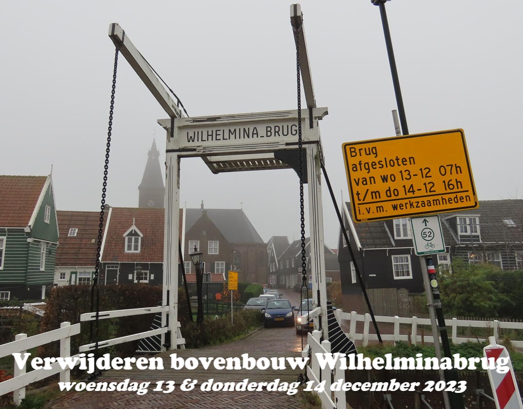 Verwijderen bovenbouw Wilhelminabrug