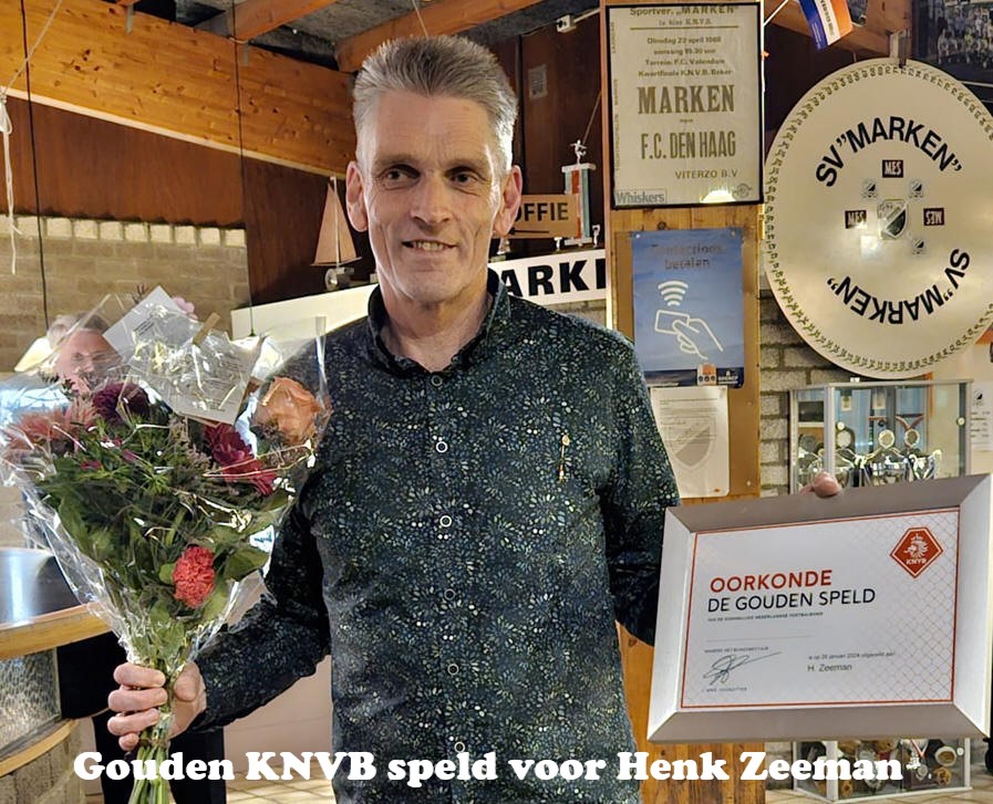 Gouden KNVB speld voor Henk Zeeman