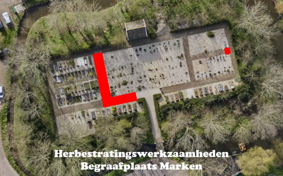 Herbestratingswerkzaamheden Begraafplaats Marken