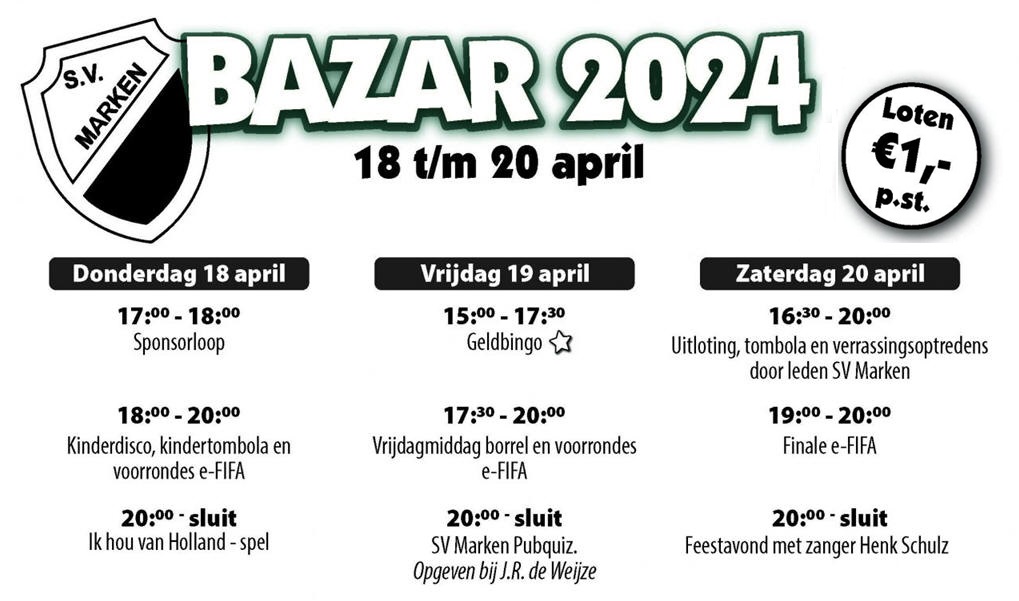 Bazar Sportvereniging Marken 2024