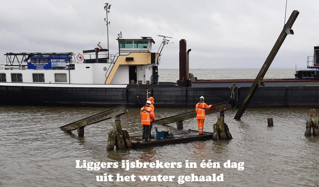 IJsbrekers in één dag uit het water gehaald