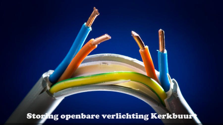 Storing openbare verlichting Kerkbuurt