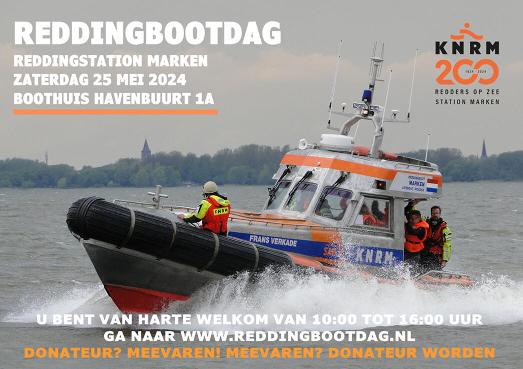 Zaterdag 25 mei: Reddingbootdag 2024