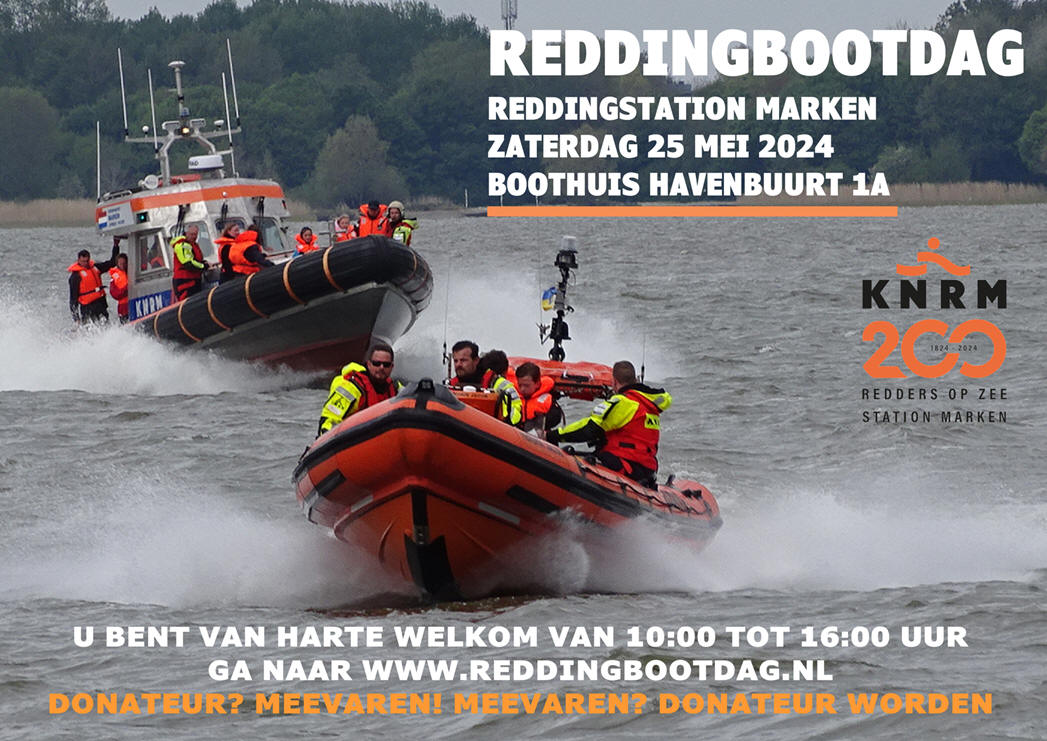 Zaterdag 25 mei: Reddingbootdag 2024