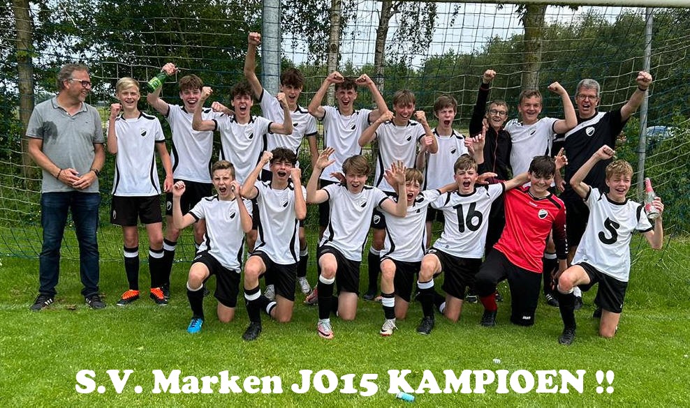 S.V. Marken JO15 KAMPIOEN !!