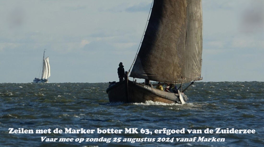 Zeilen met de Marker botter MK 63