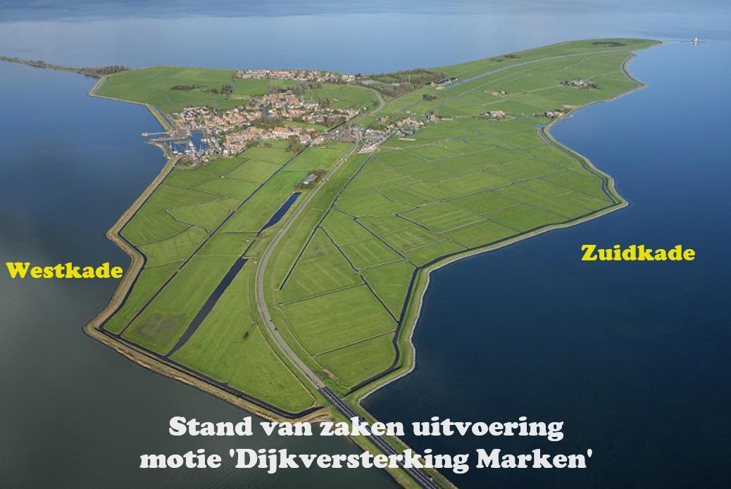 Stand van zaken uitvoering motie 'Dijkversterking Marken'