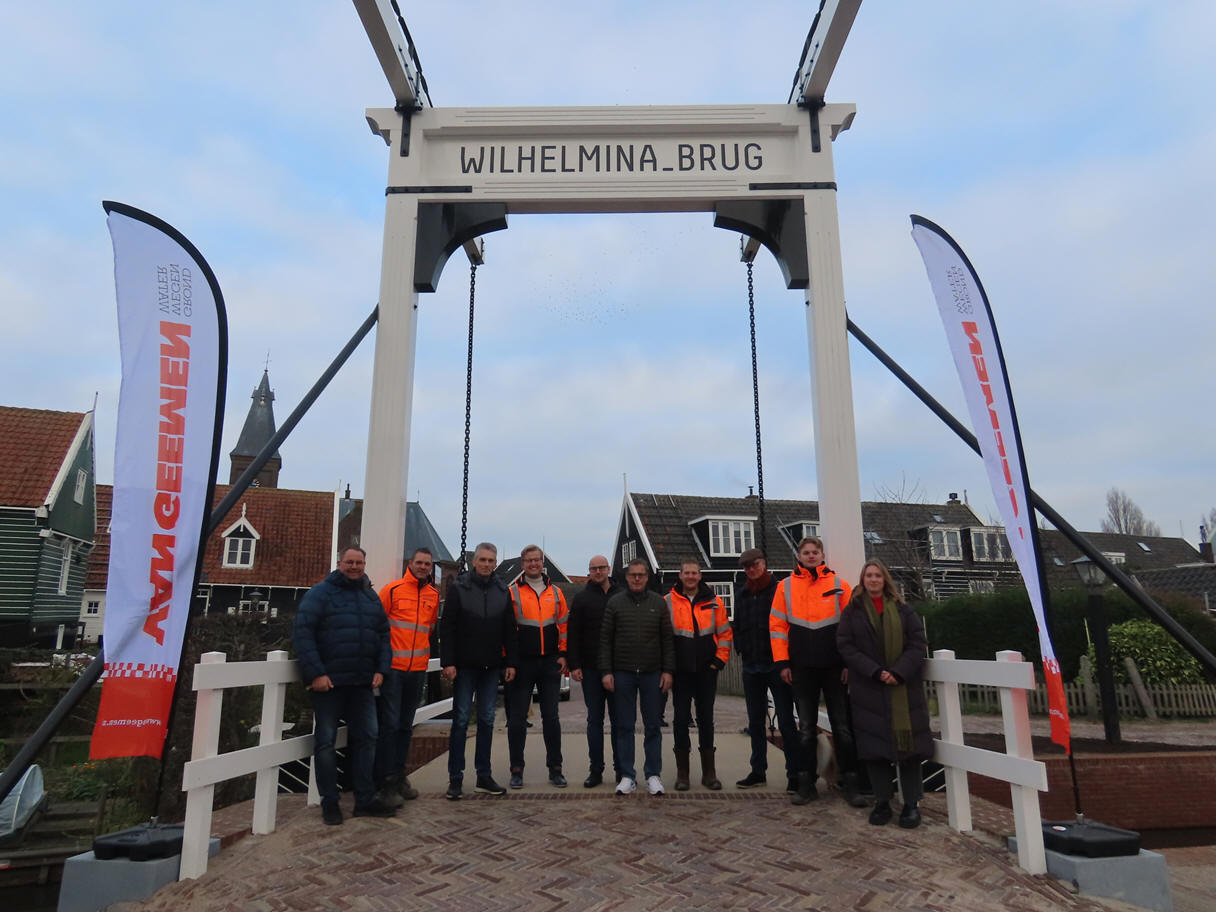 Wilhelminabrug officieel geopend